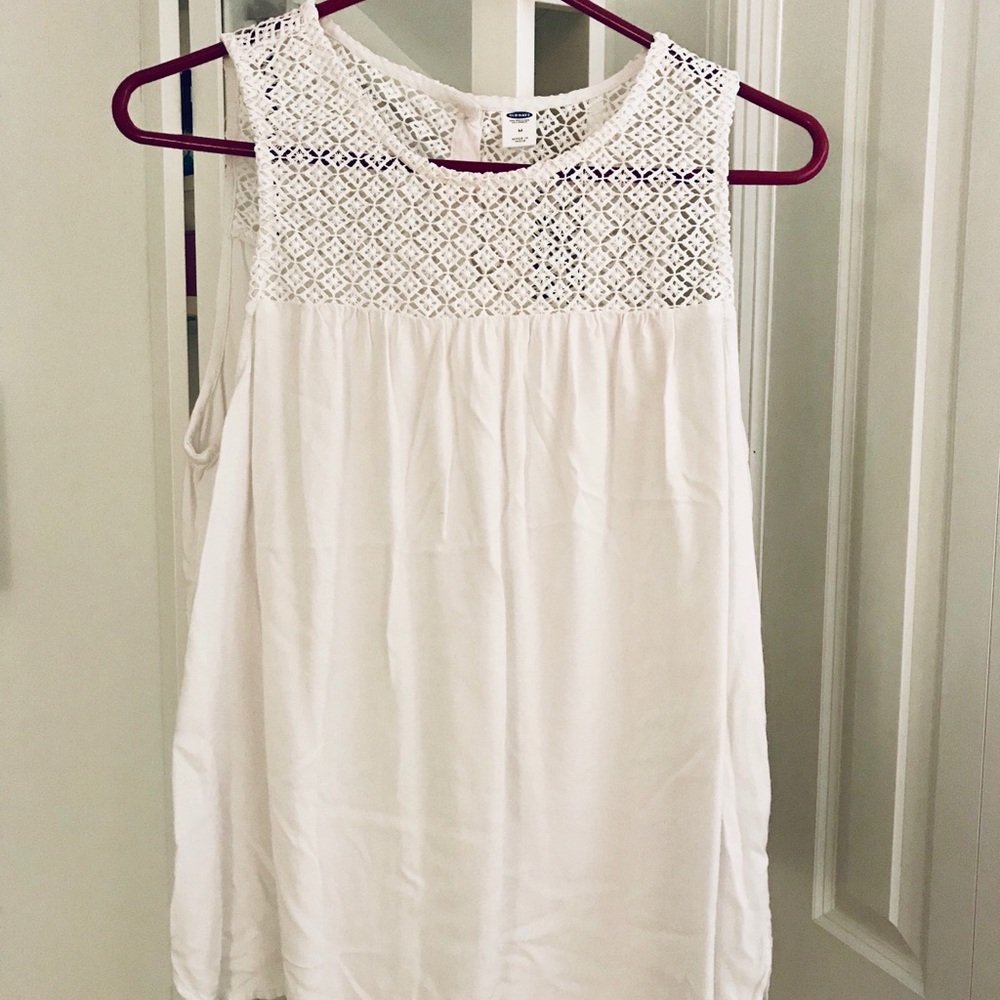 White Lace Tank